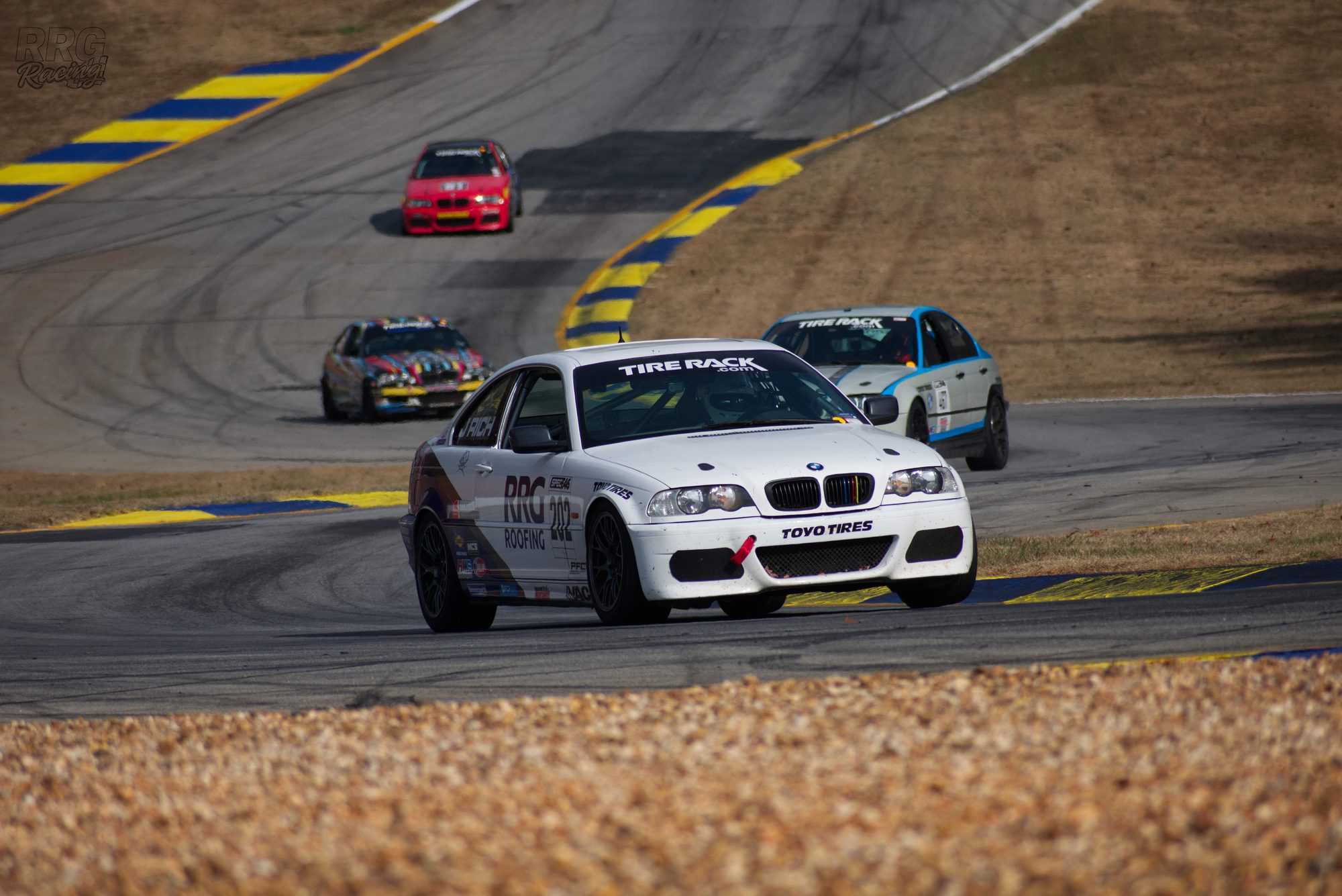 RRG Racing cars on track